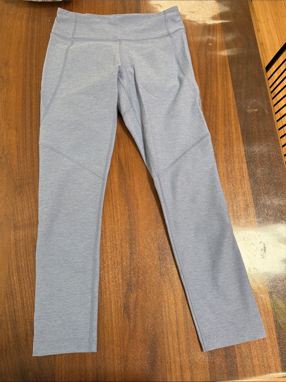 Outdoor Voices Heathered Light Blue Leggings